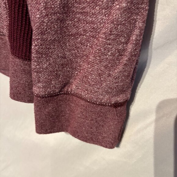 Express Women's Berry Zip Up Sweatshirt Size XL - PreOwned - Picture 6 of 8